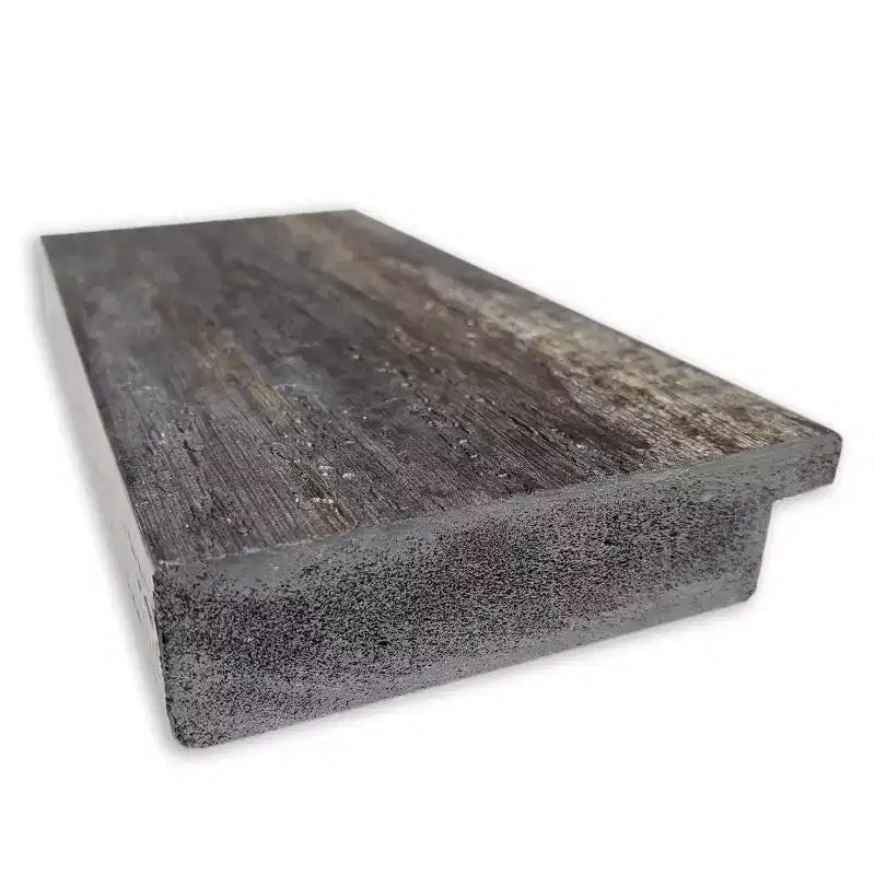 Specchio da parete con cornice rustica in corteccia marrone 23"x29", vetro smussato, montaggio a parete, nessun assemblaggio richiesto
