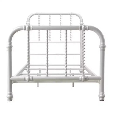 DHP Jenny Lind Metal Bed, White, Twin