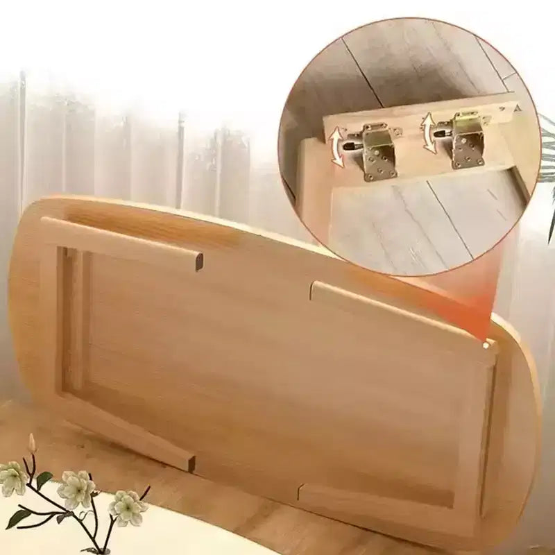 Tavolino da caffè moderno in legno, tavolino pieghevole piccolo da divano, tavolino rettangolare multifunzionale, tavolino per piccoli spazi, soggiorno