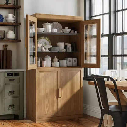Mobiletto decorativo moderno e minimalista in legno con 6 ripiani