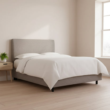Skyline Furniture Olivia Linen Upholstered Bed